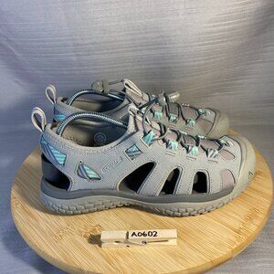 Keen SOLR Grey Cinch Strap Hiking Camping Water Shoes Womens Size 8 A0602